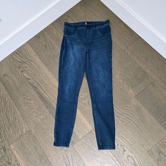 Spanx Jean-Ish Ankle Legging in Twighlight Rinse - Picture 3 of 11